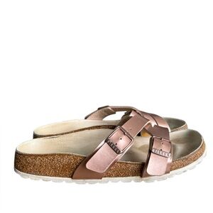 Birkenstock Rose Gold Sandals
